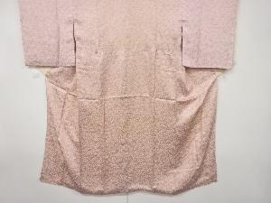 アンティーク　綸子梅鉢模様織り出し長襦袢